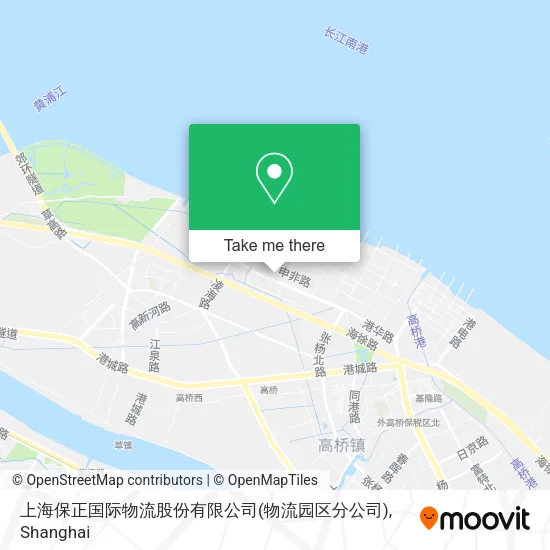 上海保正国际物流股份有限公司(物流园区分公司) map