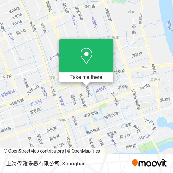 上海保雅乐器有限公司 map