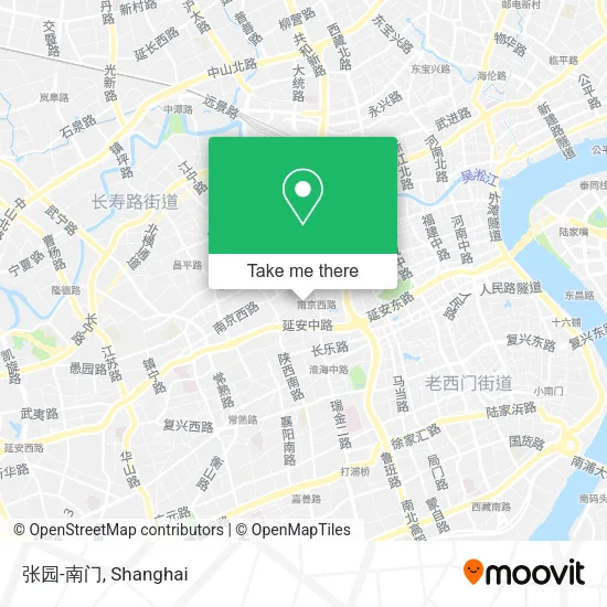 张园-南门 map