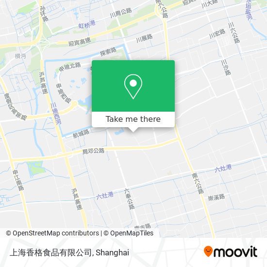 上海香格食品有限公司 map