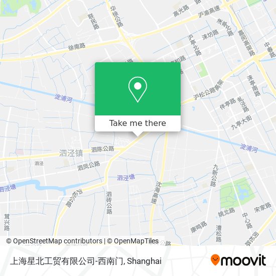 上海星北工贸有限公司-西南门 map