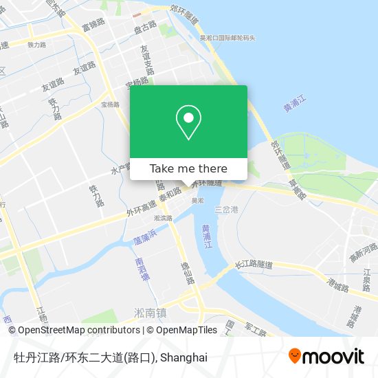 牡丹江路/环东二大道(路口) map