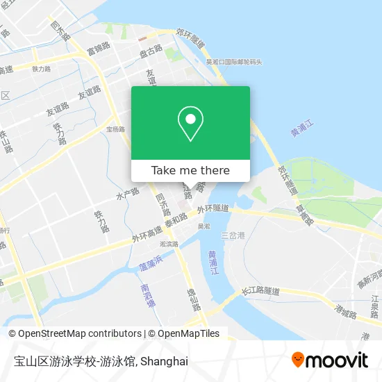 宝山区游泳学校-游泳馆 map