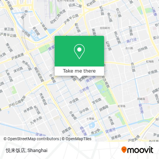 悦来饭店 map