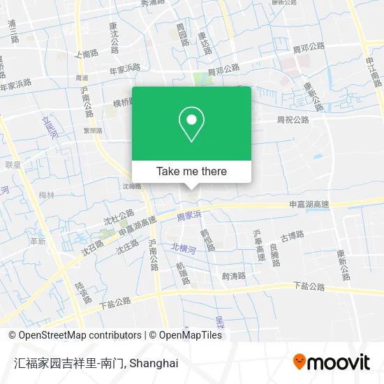 汇福家园吉祥里-南门 map