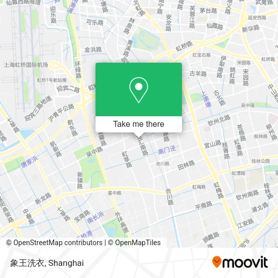 象王洗衣 map