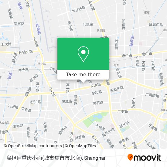 扁担扁重庆小面(城市集市市北店) map