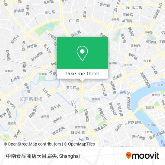 中南食品商店天目扁尖 map