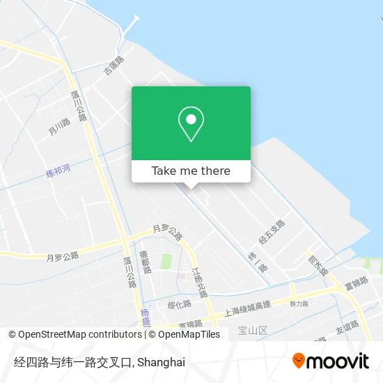 经四路与纬一路交叉口 map