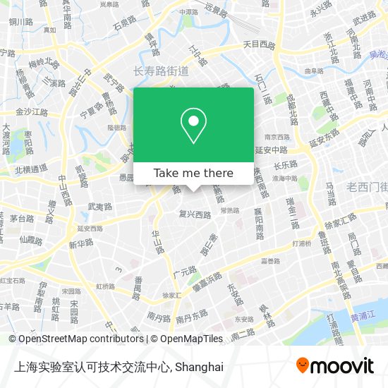 上海实验室认可技术交流中心 map