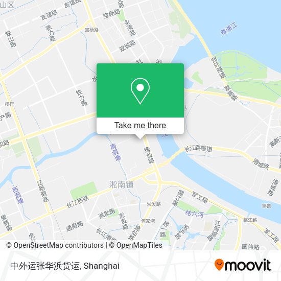 中外运张华浜货运 map