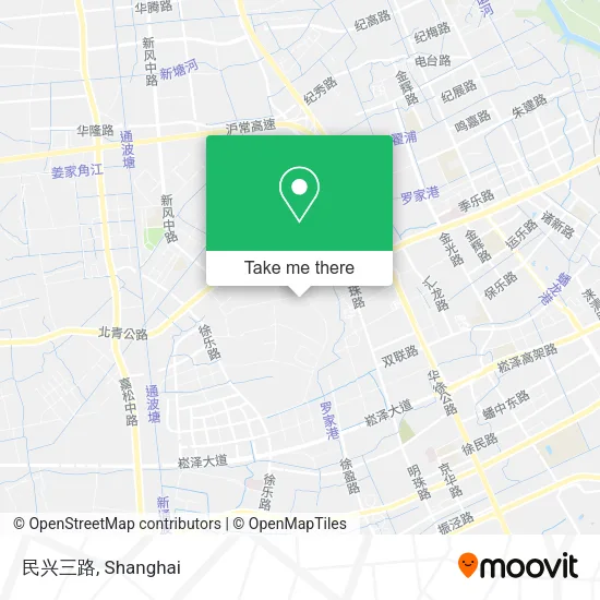 民兴三路 map