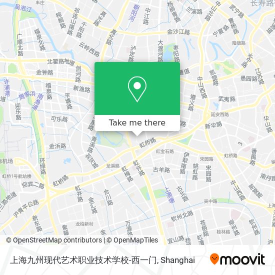 上海九州现代艺术职业技术学校-西一门 map