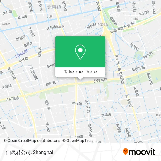 仙晟君公司 map