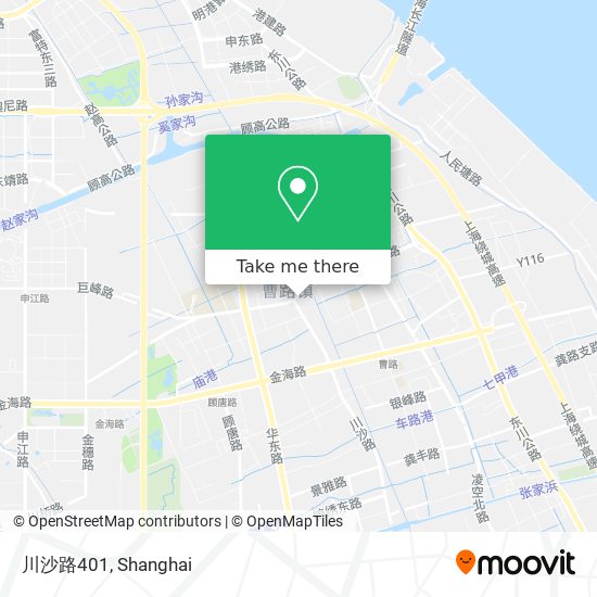 川沙路401 map