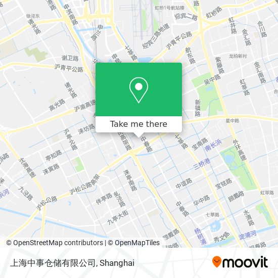 上海中事仓储有限公司 map