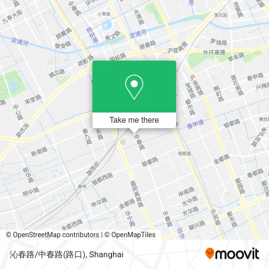 沁春路/中春路(路口) map