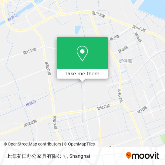 上海友仁办公家具有限公司 map