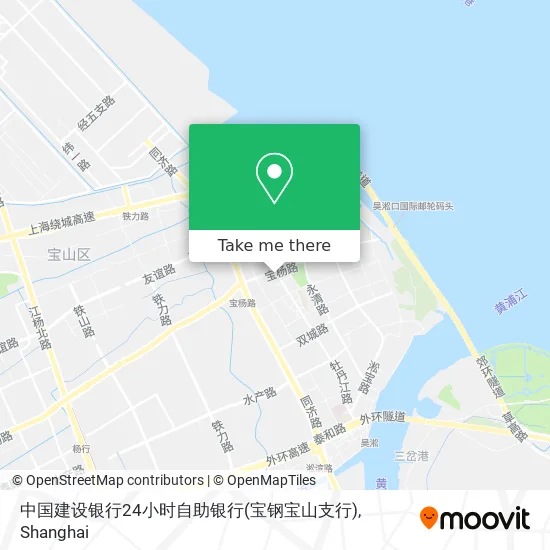 中国建设银行24小时自助银行(宝钢宝山支行) map