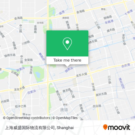 上海威盛国际物流有限公司 map