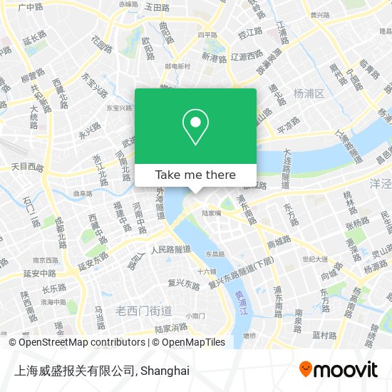 上海威盛报关有限公司 map