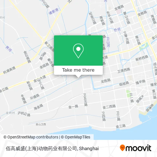 佰高威盛(上海)动物药业有限公司 map