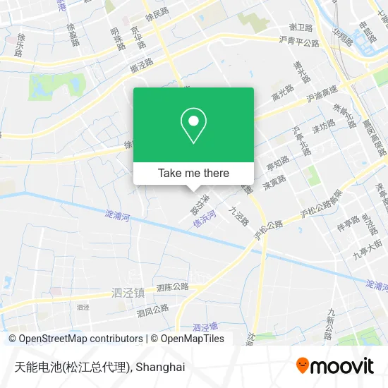 天能电池(松江总代理) map