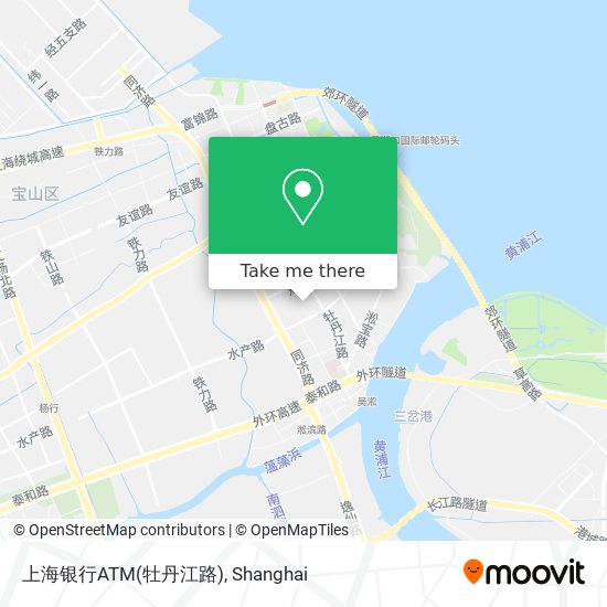 上海银行ATM(牡丹江路) map