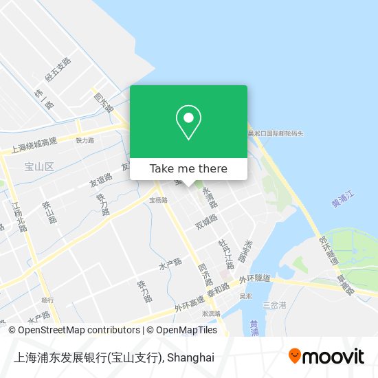 上海浦东发展银行(宝山支行) map