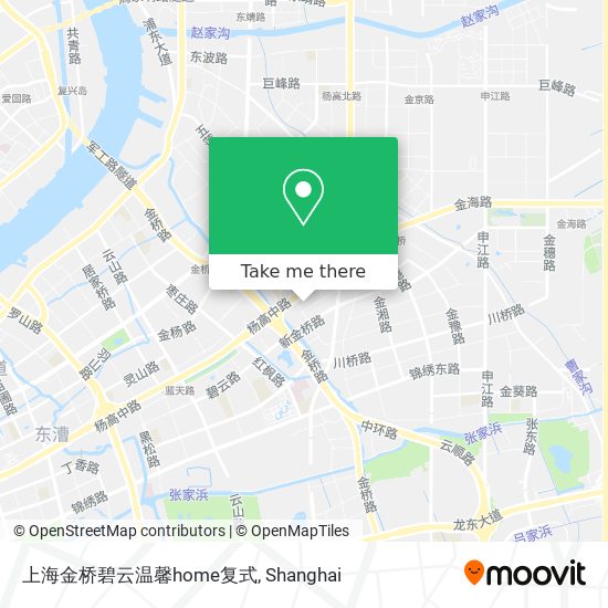 上海金桥碧云温馨home复式 map
