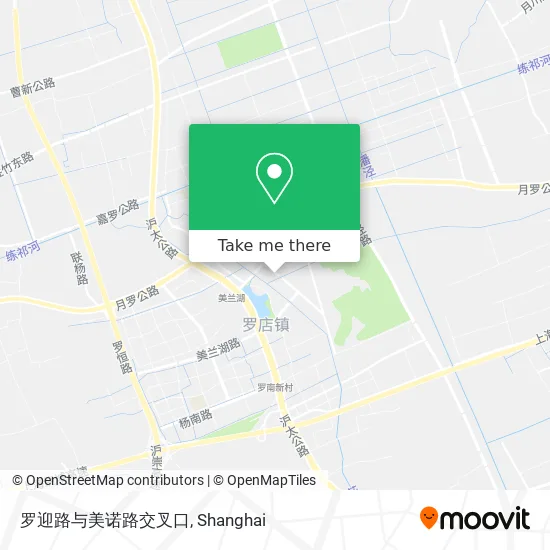 罗迎路与美诺路交叉口 map