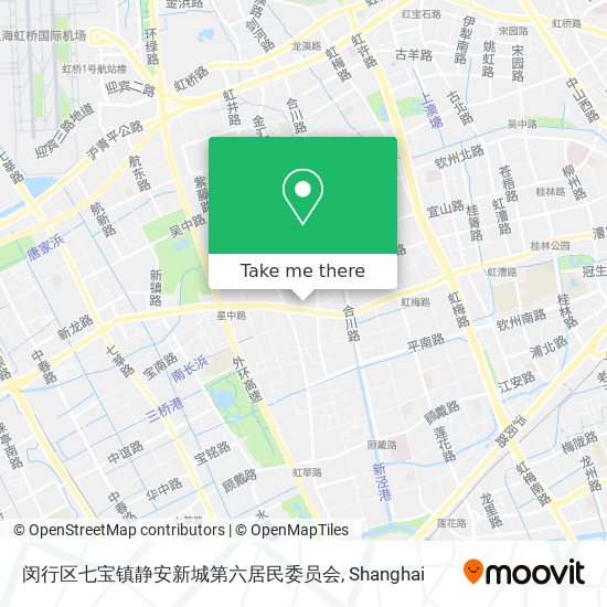 闵行区七宝镇静安新城第六居民委员会 map