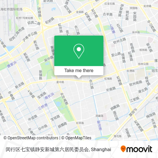 闵行区七宝镇静安新城第六居民委员会 map