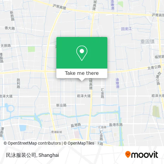 民泳服装公司 map