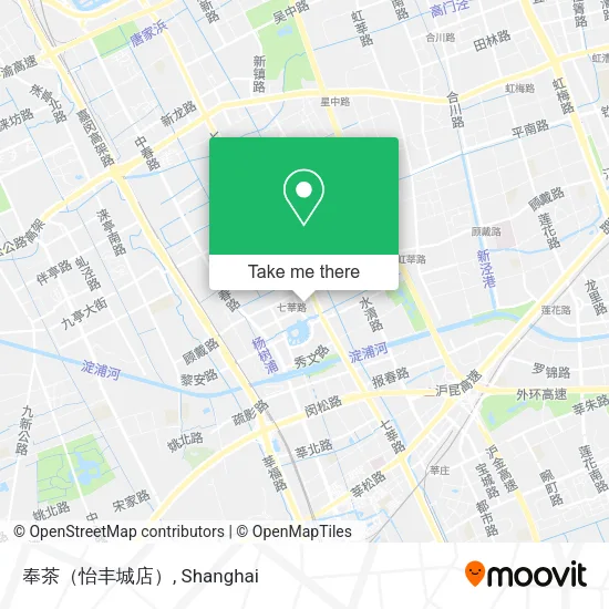 奉茶（怡丰城店） map