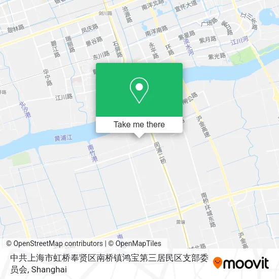 中共上海市虹桥奉贤区南桥镇鸿宝第三居民区支部委员会 map