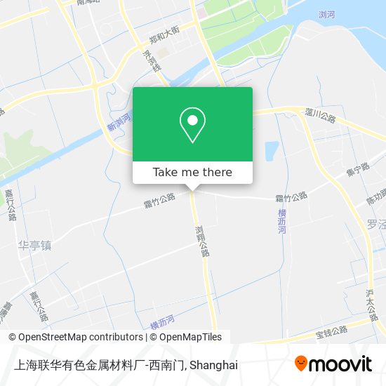 上海联华有色金属材料厂-西南门 map