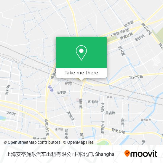 上海安亭施乐汽车出租有限公司-东北门 map