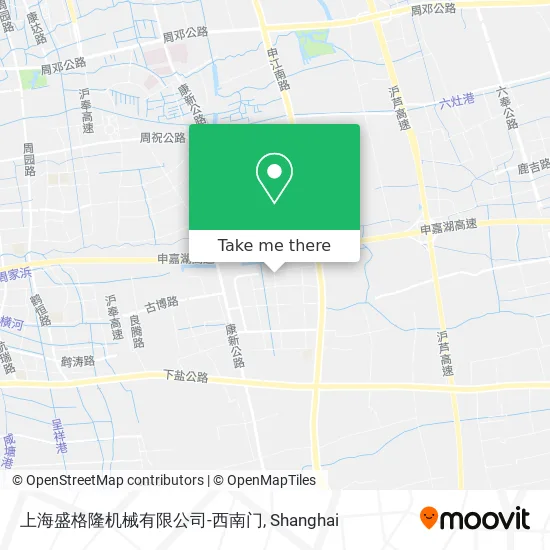 上海盛格隆机械有限公司-西南门 map