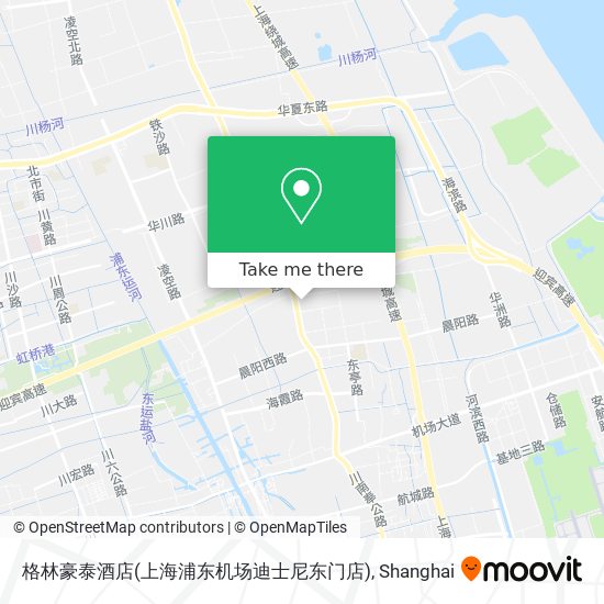 格林豪泰酒店(上海浦东机场迪士尼东门店) map