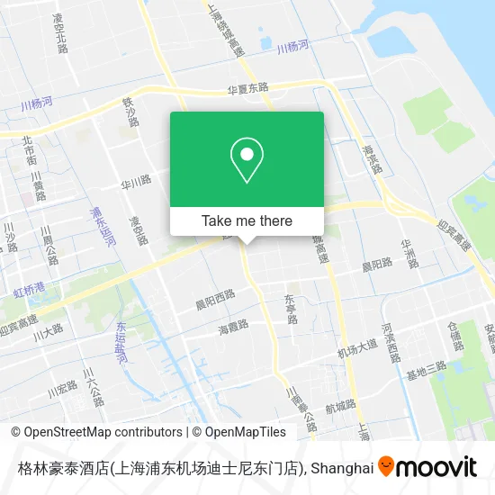 格林豪泰酒店(上海浦东机场迪士尼东门店) map