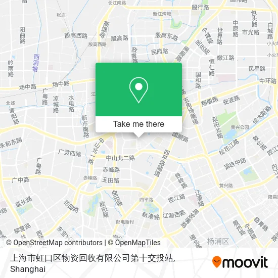 上海市虹口区物资回收有限公司第十交投站 map