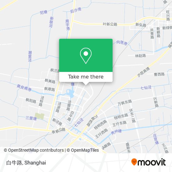 白牛路 map