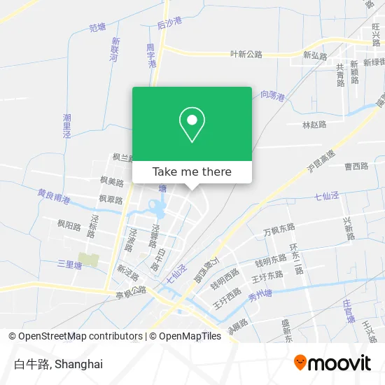 白牛路 map