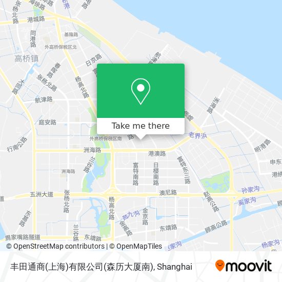 丰田通商(上海)有限公司(森历大厦南) map