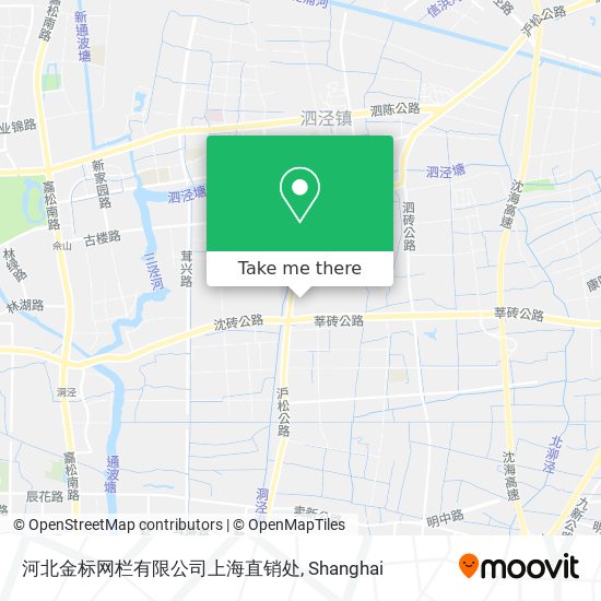 河北金标网栏有限公司上海直销处 map