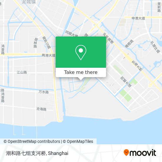 潮和路七组支河桥 map