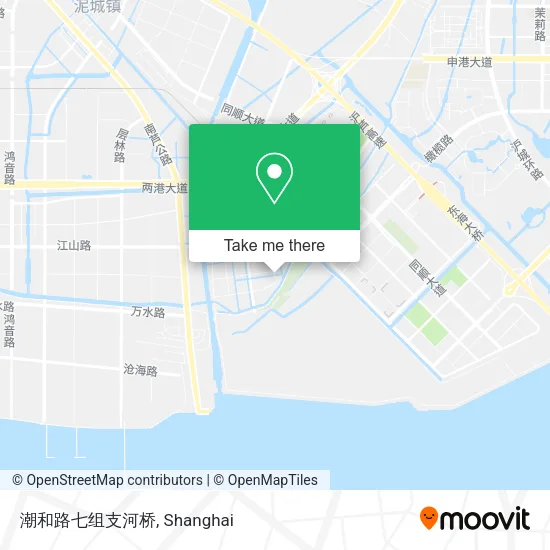 潮和路七组支河桥 map
