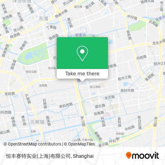 恒丰赛特实业(上海)有限公司 map