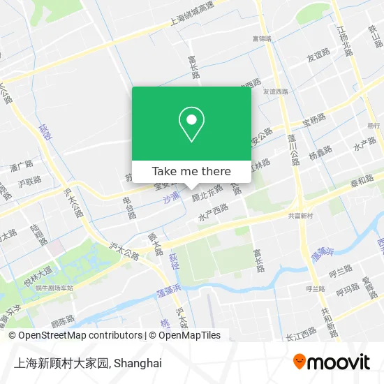 上海新顾村大家园 map